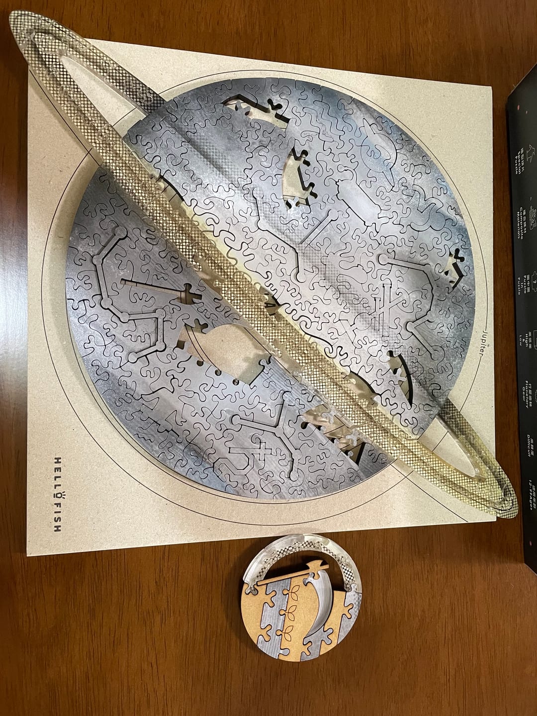 Customer photo review of 【９月入荷分予約】宇宙の破片 SATURN 土星と専用フレームセット