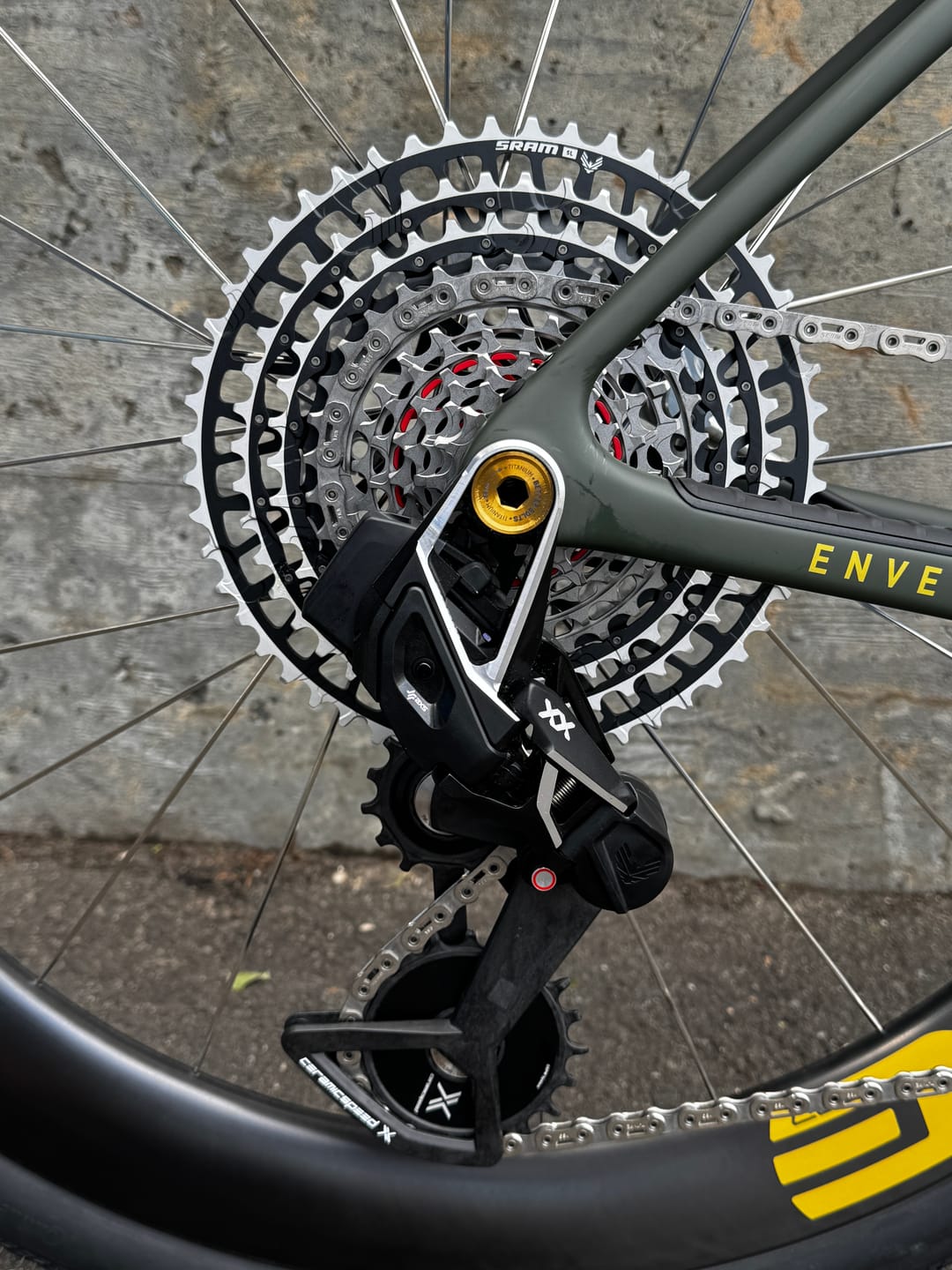 Customer photo review of Custom ENVE G SES 4.5 Pro Rim Decals