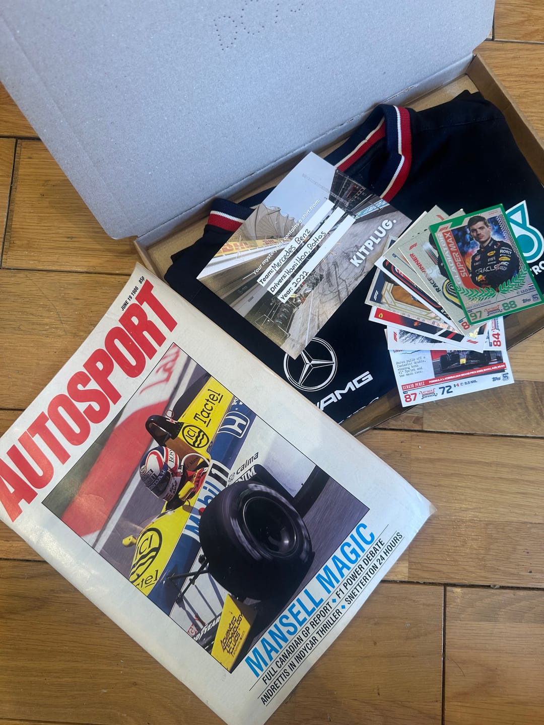 Customer photo review of Motorsport Mystery Shirt Box