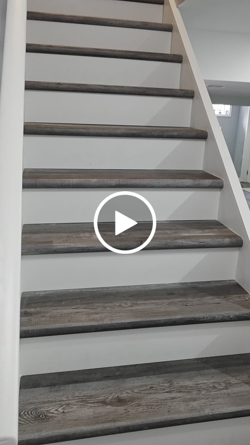 Customer video review of Ashen Oak Gray Stair Tread