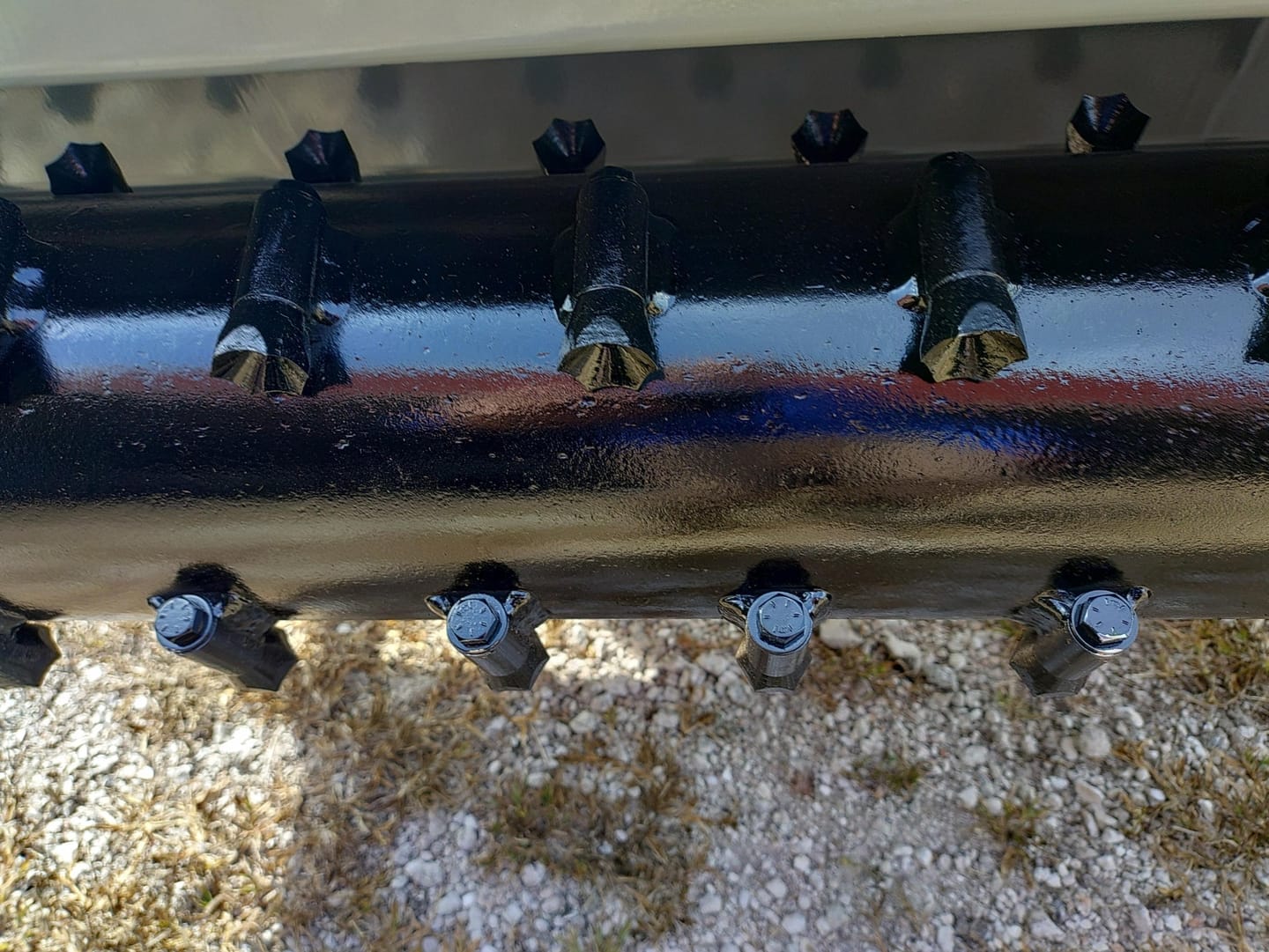 Customer photo review of Forax Gas Powered Mulcher | Model GP40 | 40" Cutting Width | 14-15 HP | For Tractors