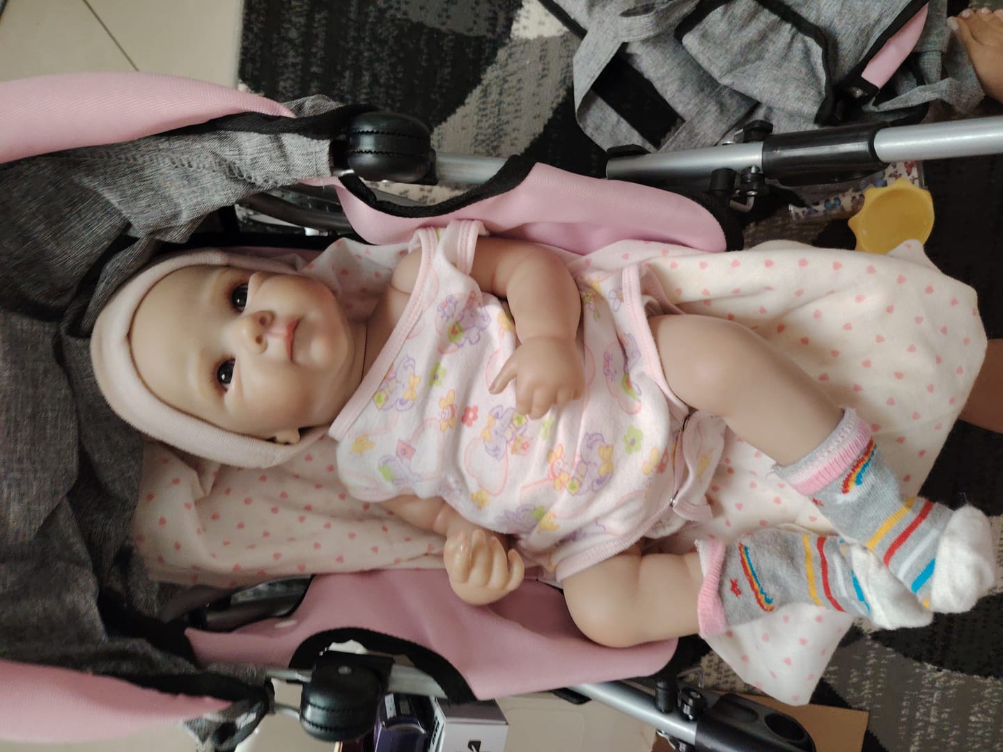 Customer photo review of Bambola reborn femmina principessa 100% vinile 45cm / 1kg - BETTIE