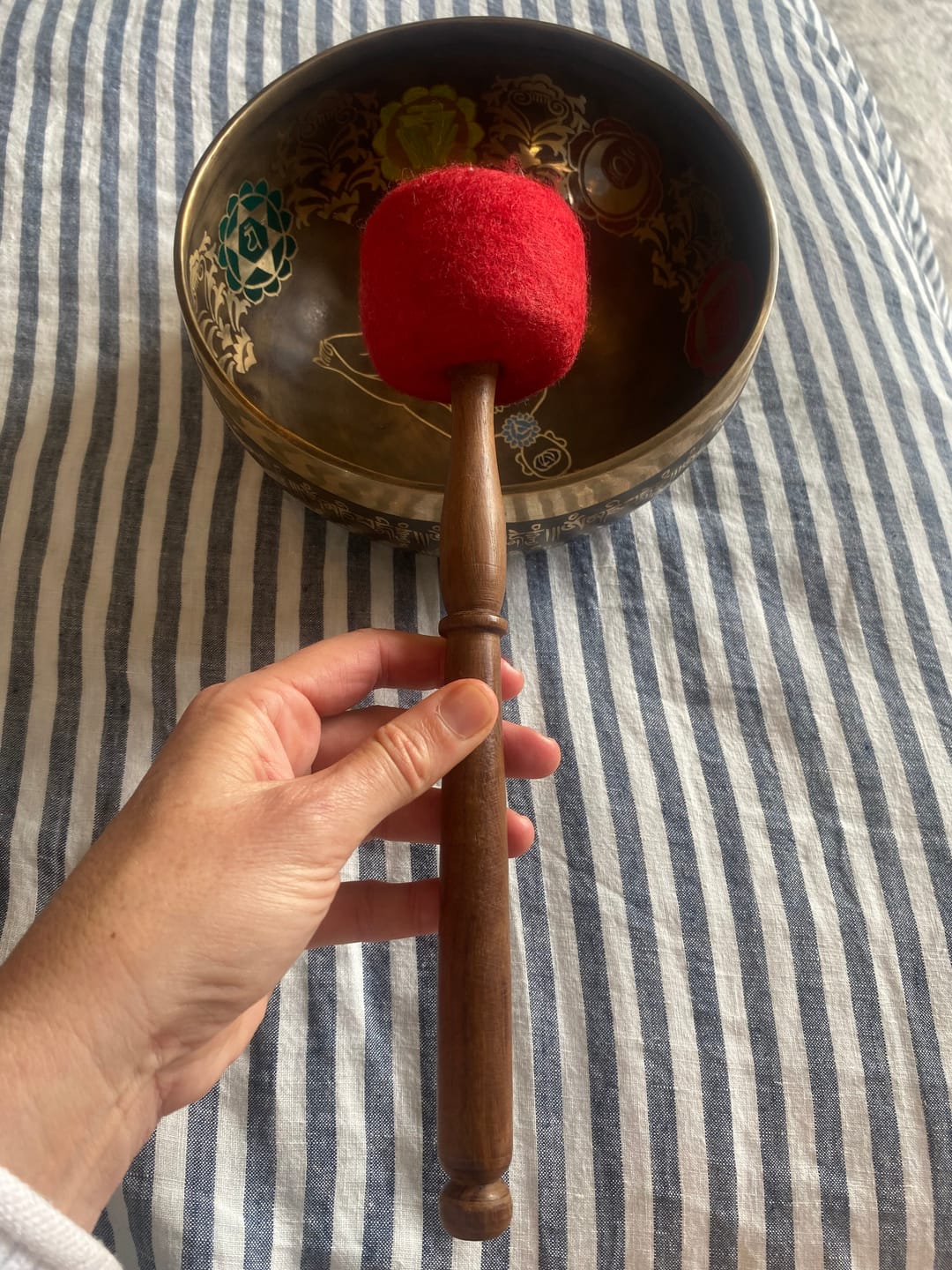 Customer photo review of Singing Bowl Soft Mallet