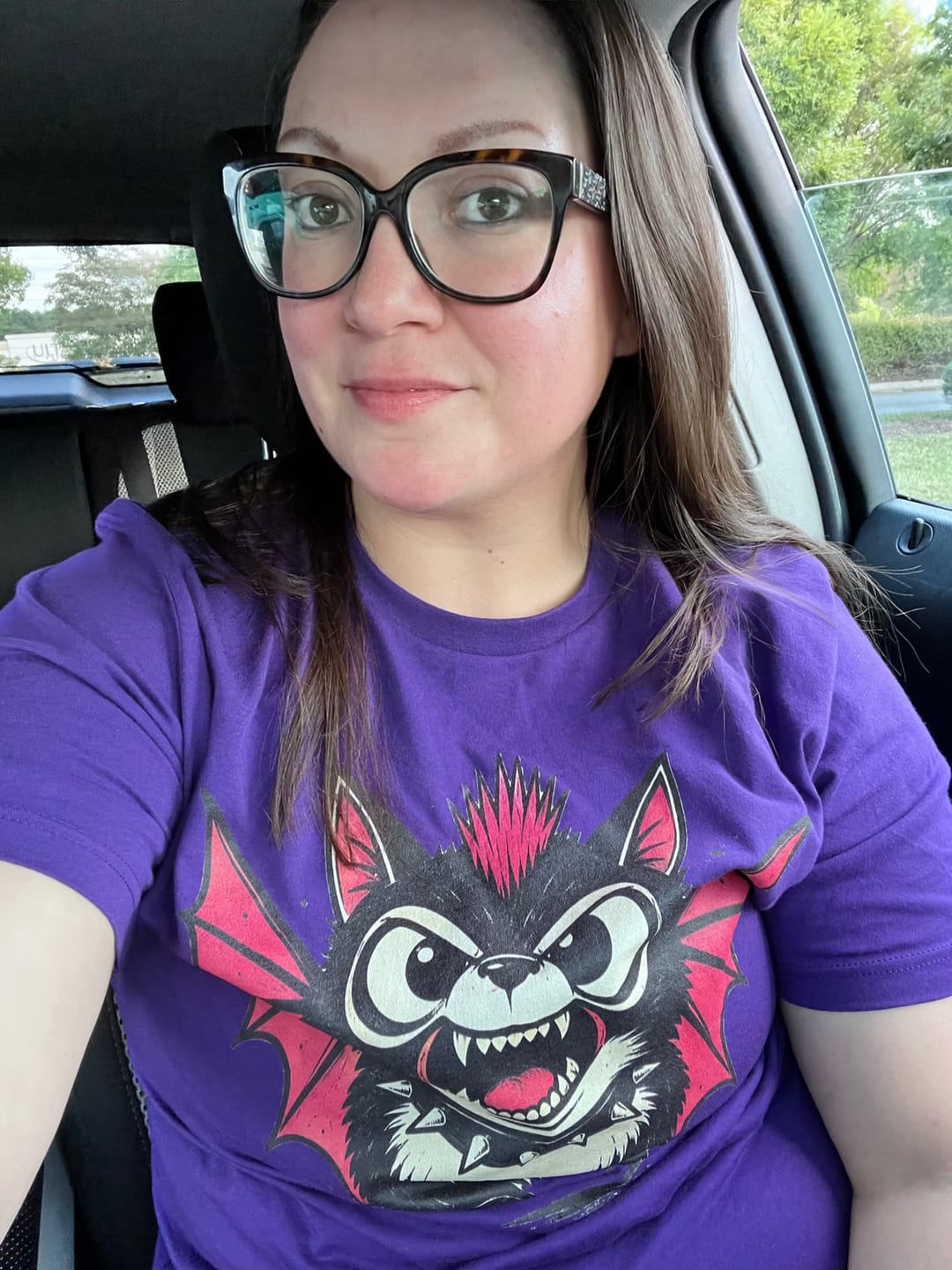 Customer photo review of Barkula Vampire Dog Shirt