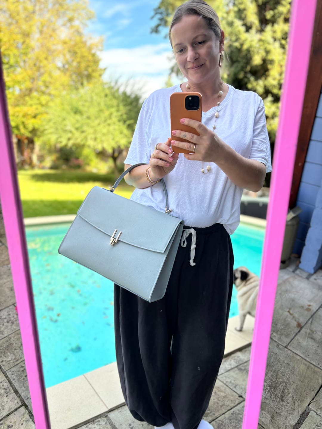 Customer photo review of DIY-Box: The Business Bag *Runde Klappe*