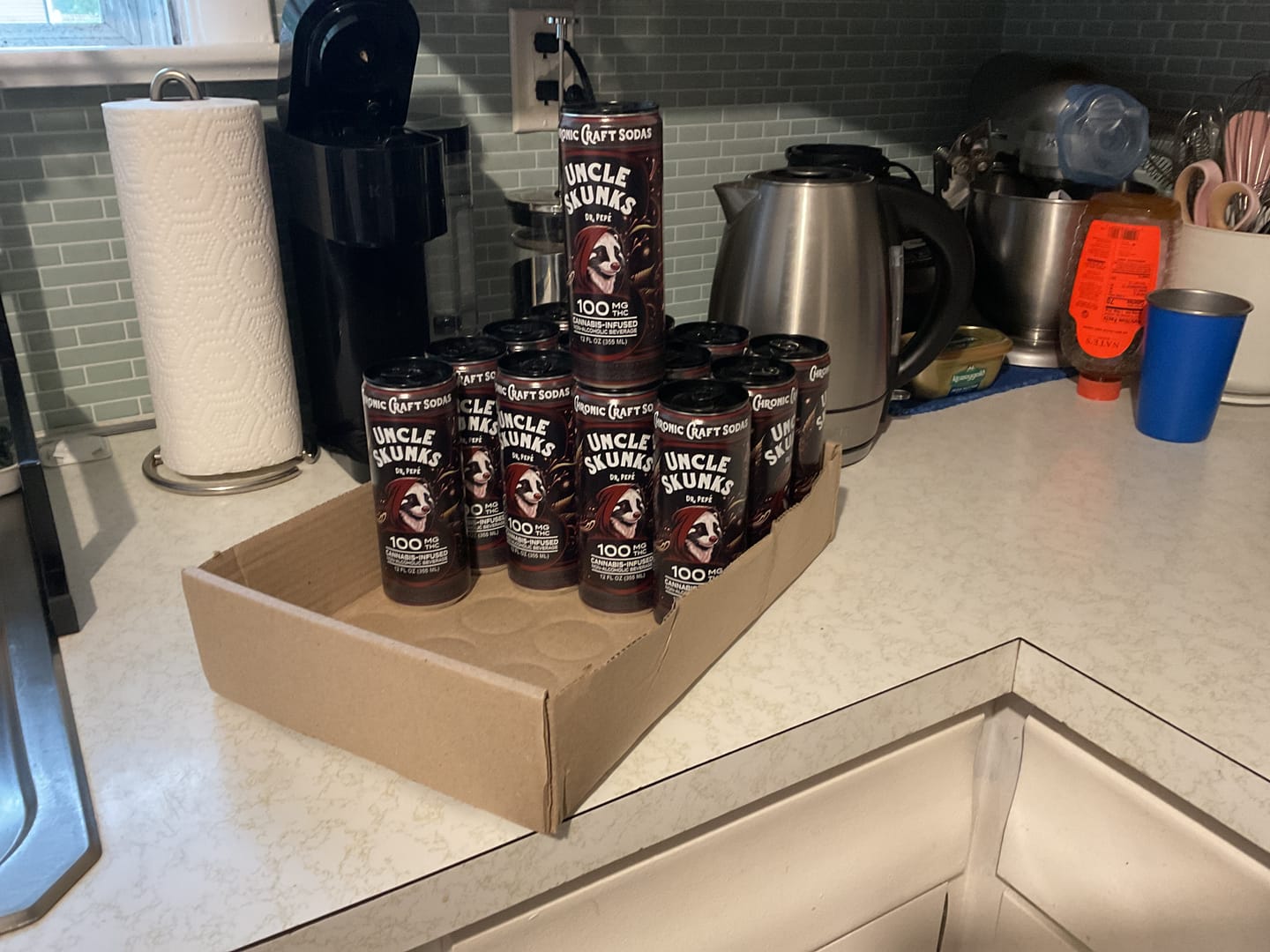 Customer photo review of Dr Pepe | 100 mg | 12oz Chronic Craft Soda
