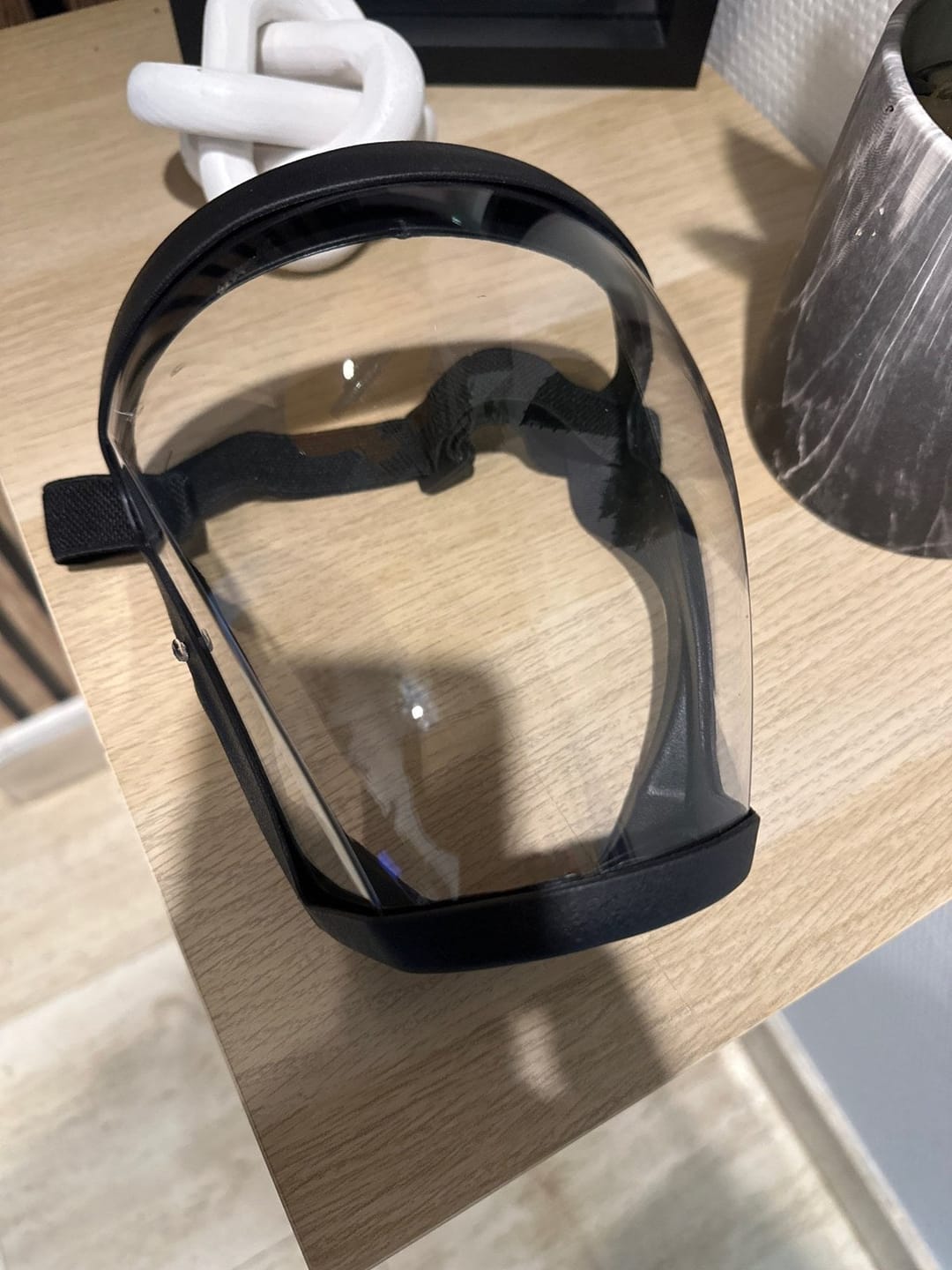 Customer photo review of Visière de protection intégrale anti-buée