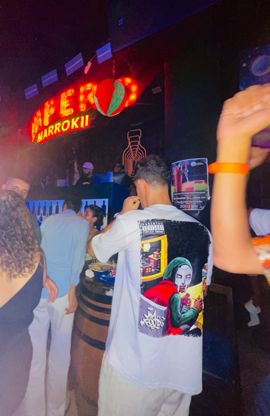 Customer photo review of NOMAD Drake Discography Collage Oversized T-Shirt – Premium Music Streetwear Edition