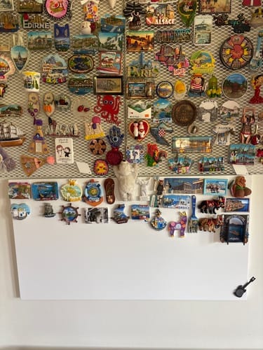 Customer photo review of Metal Magnet Panosu Beyaz