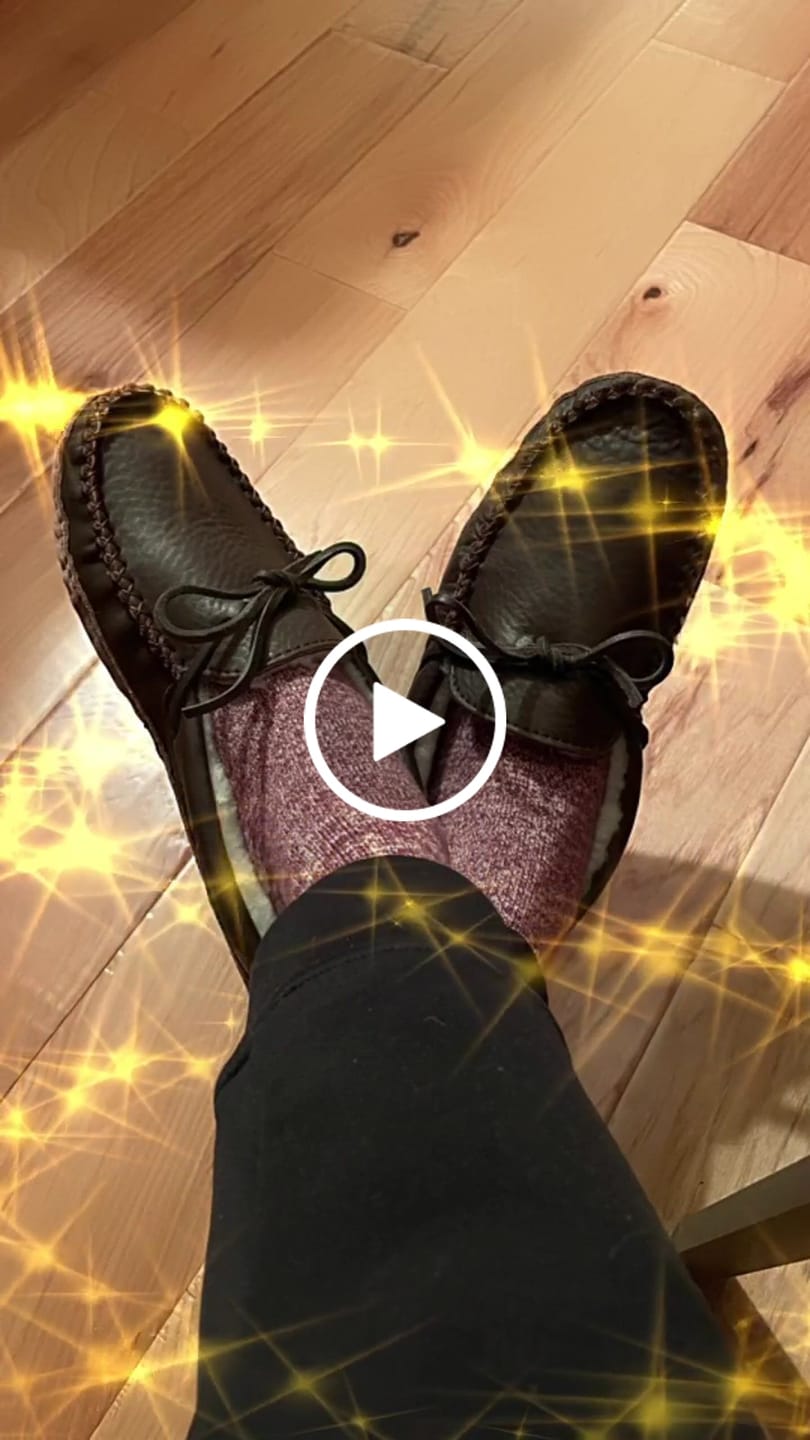 Customer video review of Men's Lined Moose Hide Leather Moccasins