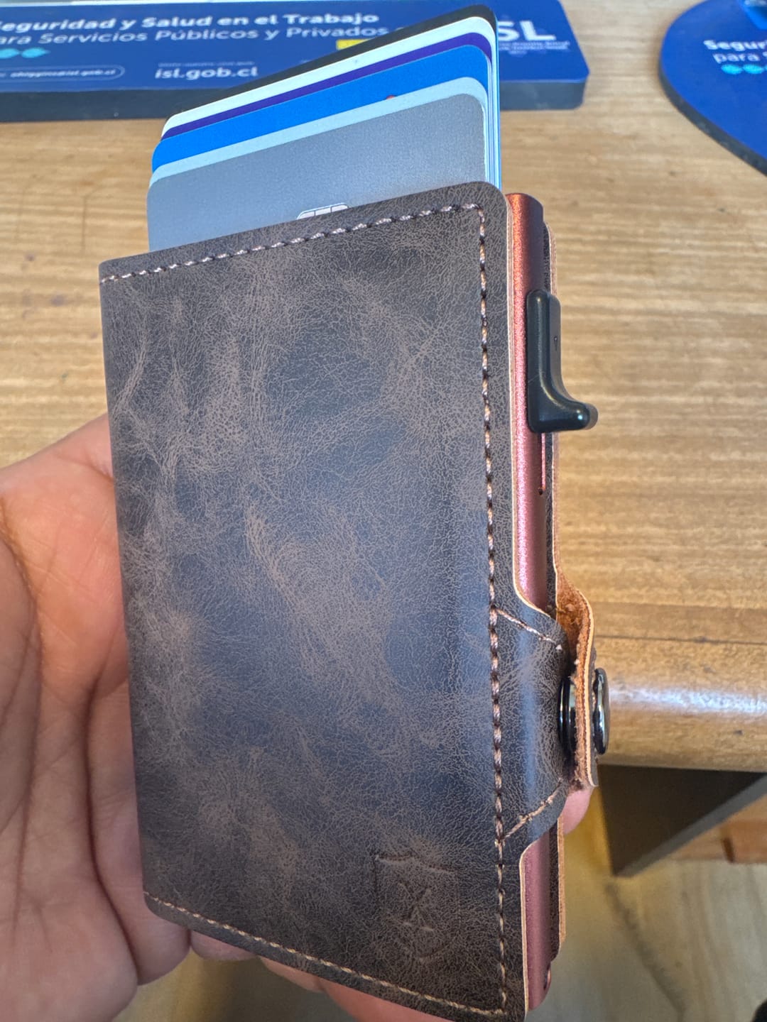 Customer photo review of Billetera Modelo Deluxe