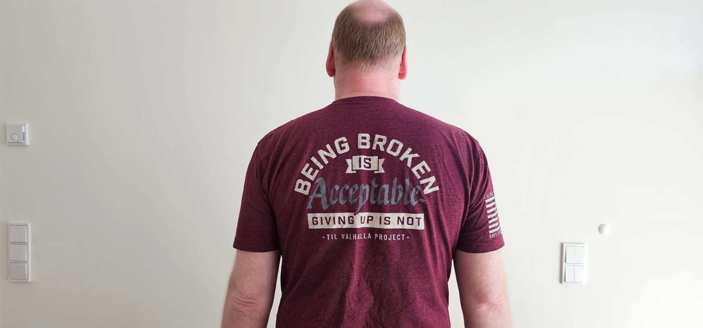 Customer photo review of Being Broken