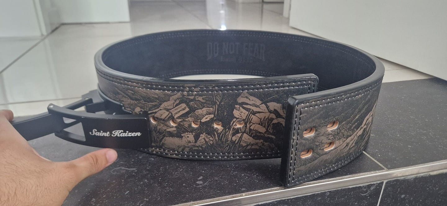 Customer photo review of Samson Lever Belt