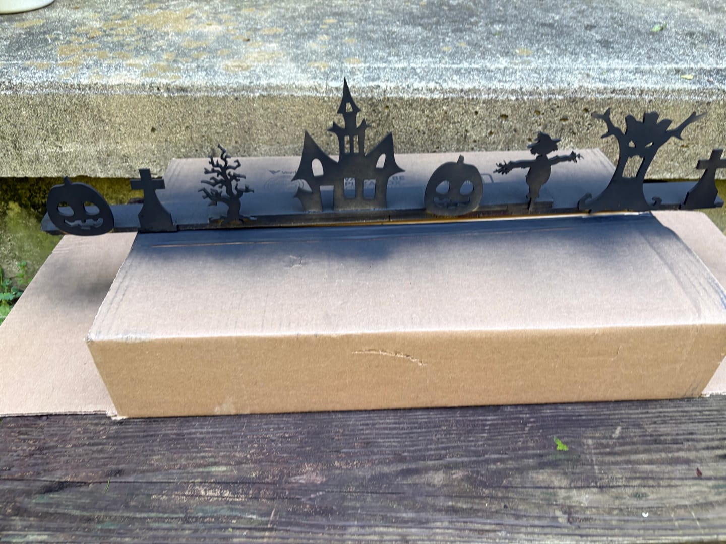 Customer photo review of Unfinished Wood Scarecrow Shape - Craft - up to 46"