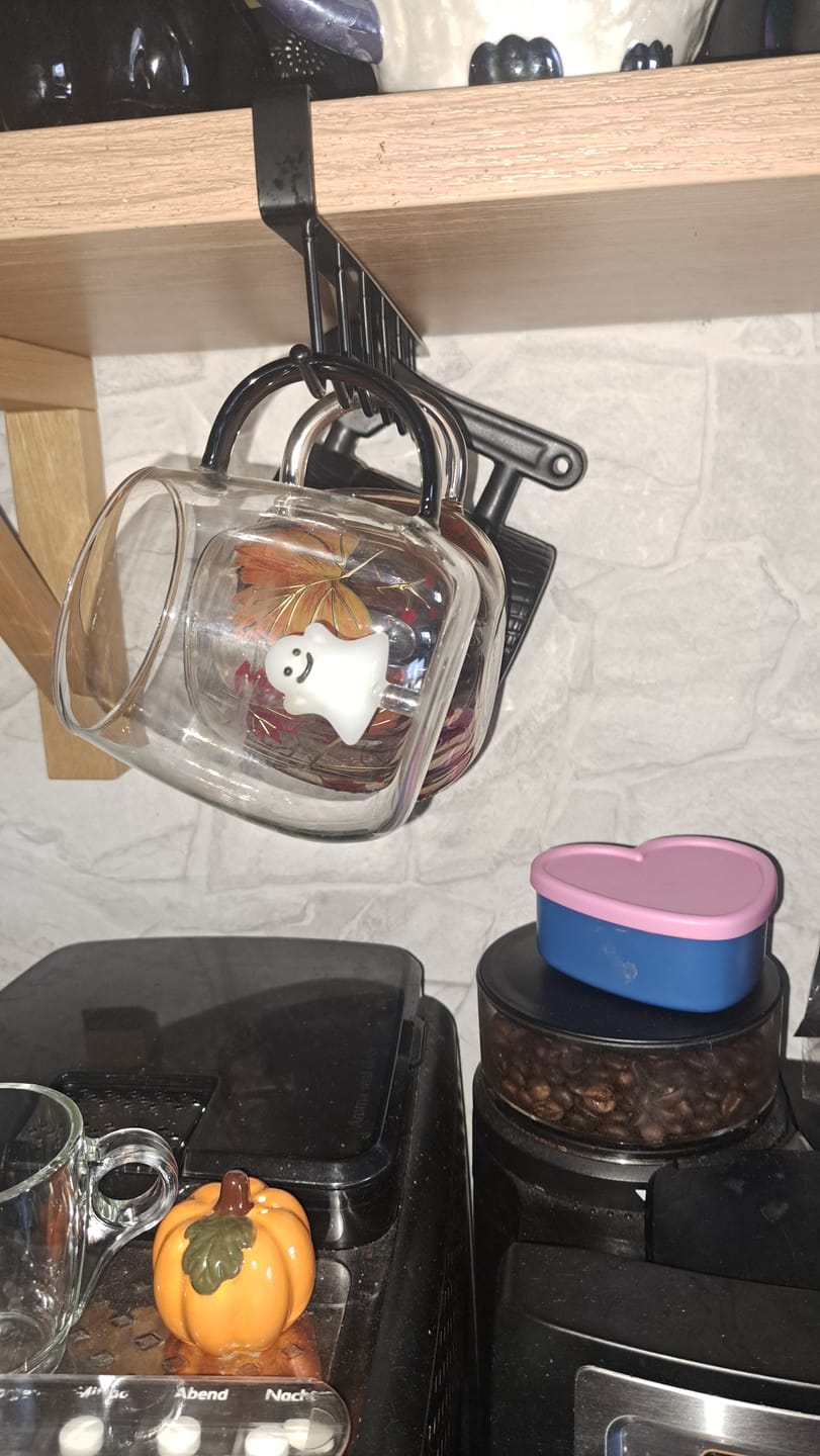 Customer photo review of Trinkglas mit 3D Geist oder Spinne in 2 Varianten