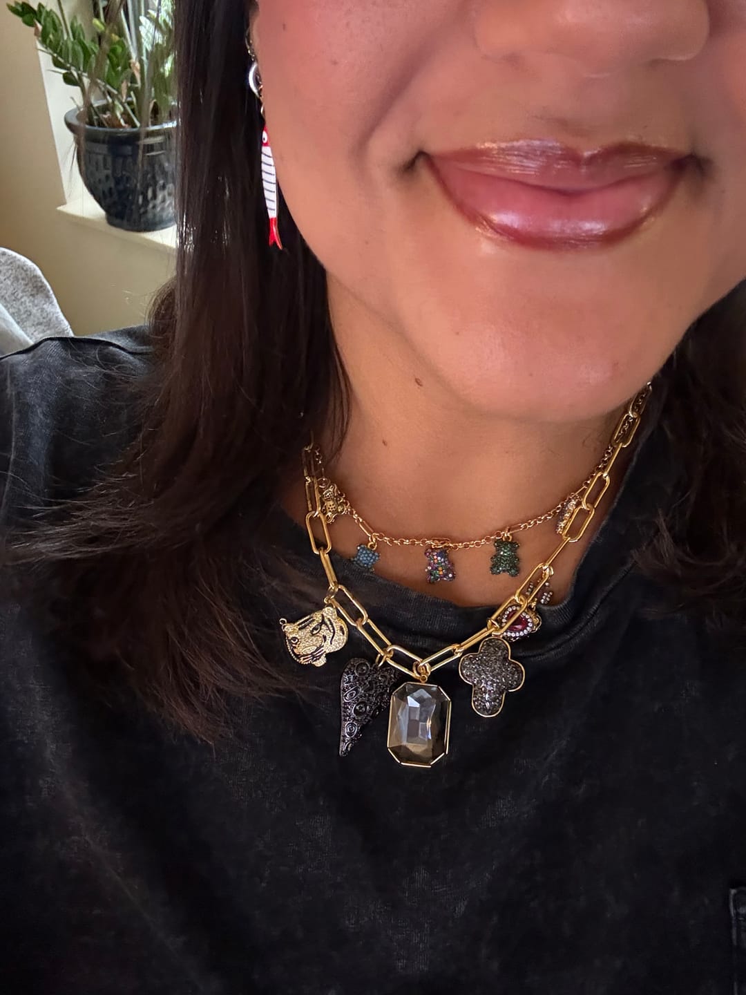 Customer photo review of Sparkle Bear Family Necklace (CORE COLLECTION)