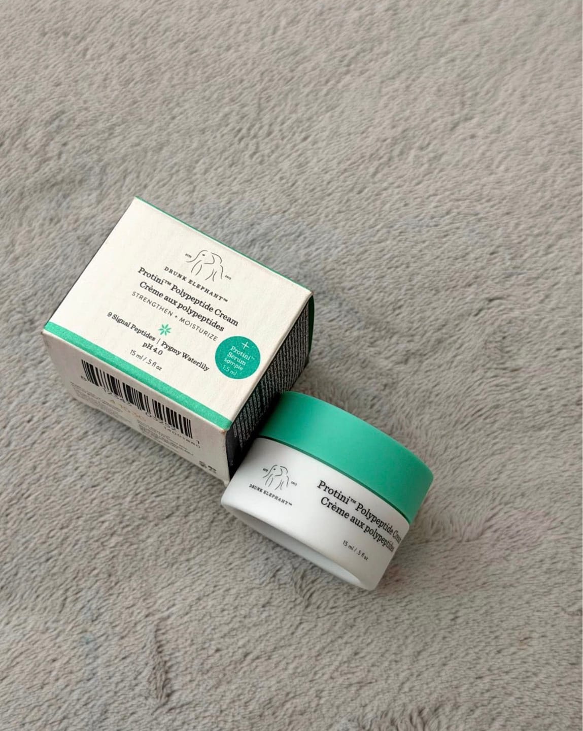 Customer photo review of Drunk Elephant Protini Polypeptide Cream 3.3 oz