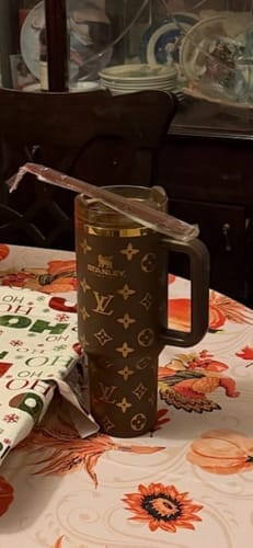 Customer photo review of Designer Holographic In-Car Insulated Cup 40 OZ