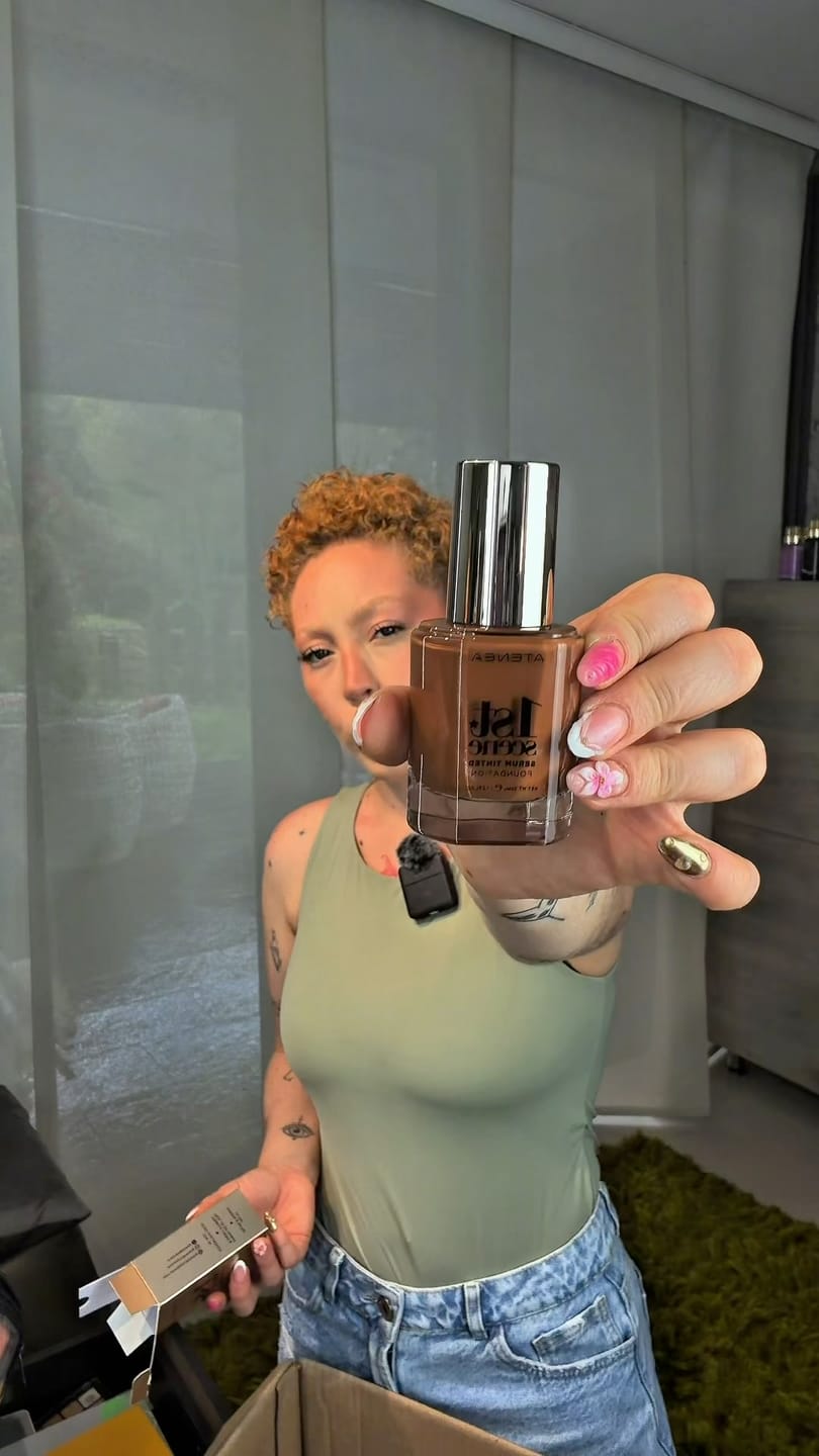 Customer photo review of TINTA DE MAQUILLAJE | SERUM TINTED
