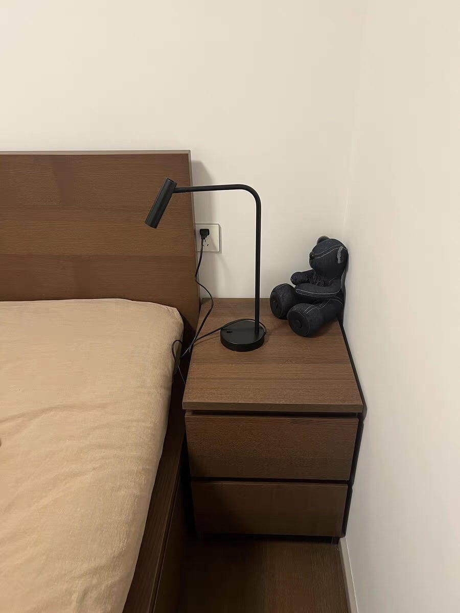 Customer photo review of Rotating Head Table Lamp, Aluminium Stem, Warm to Daylight