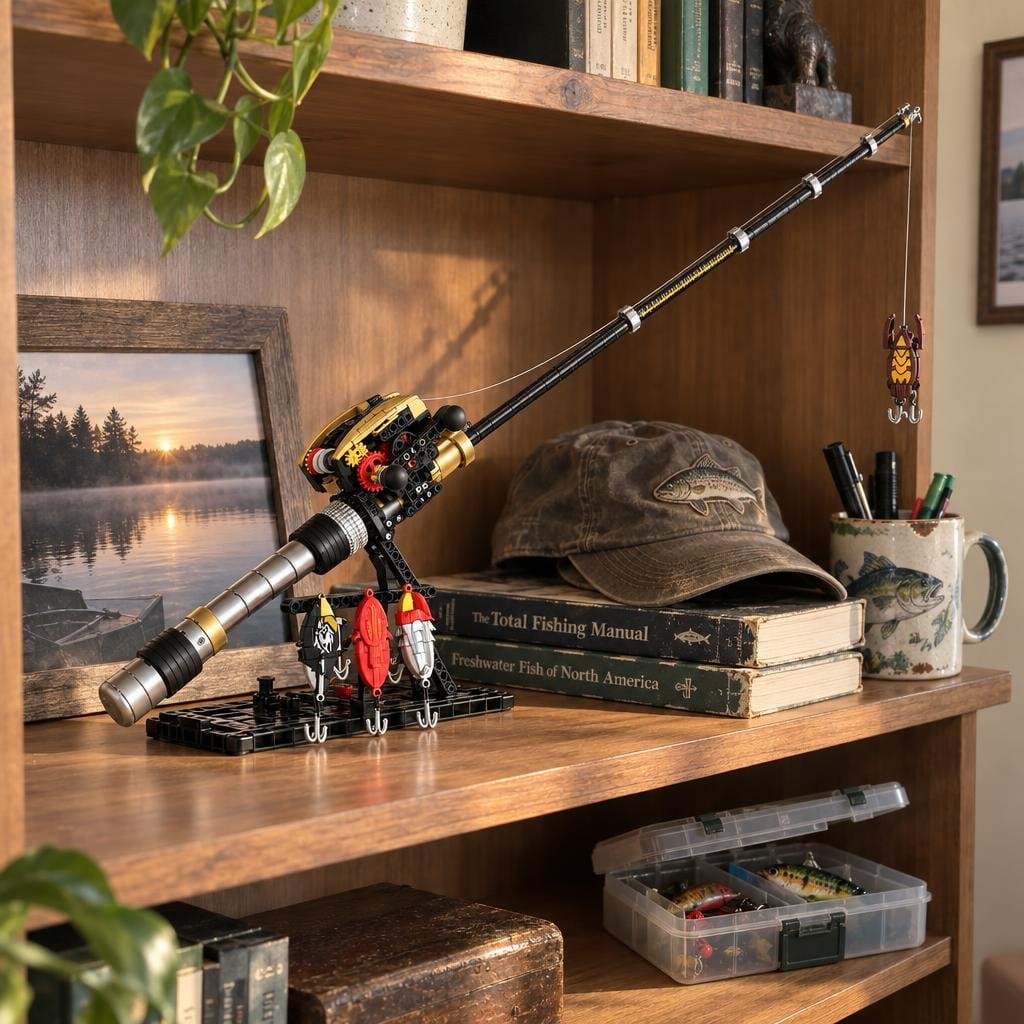 Customer photo review of Fishing Rod Building Block set