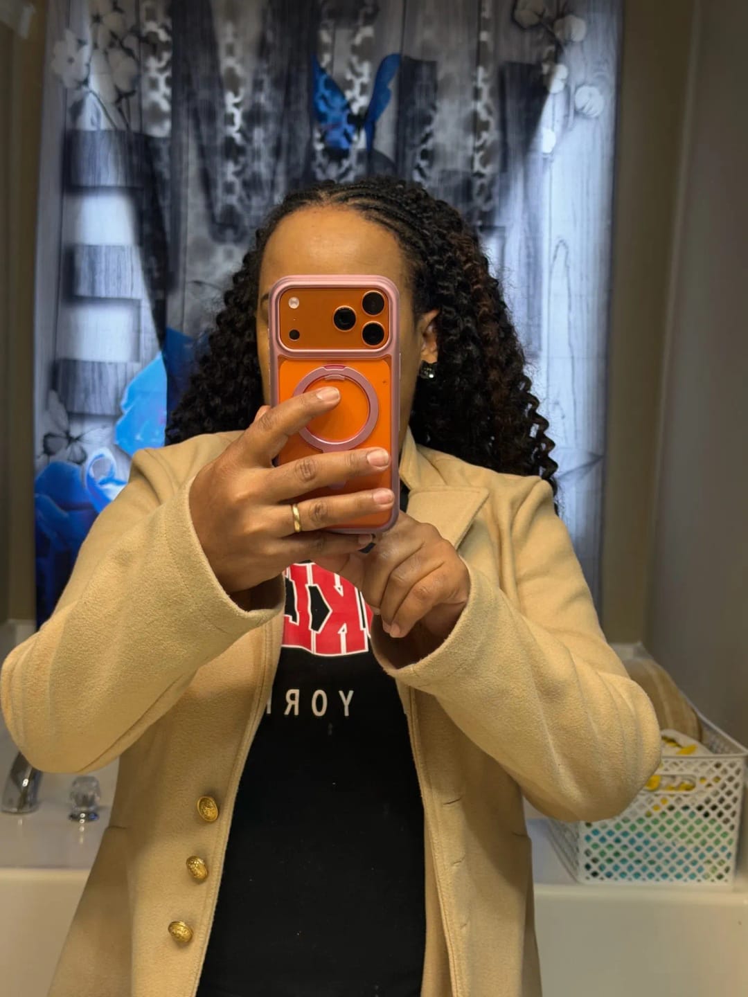 Customer photo review of Coque iPhone anti-chute à anneau invisible Airluma