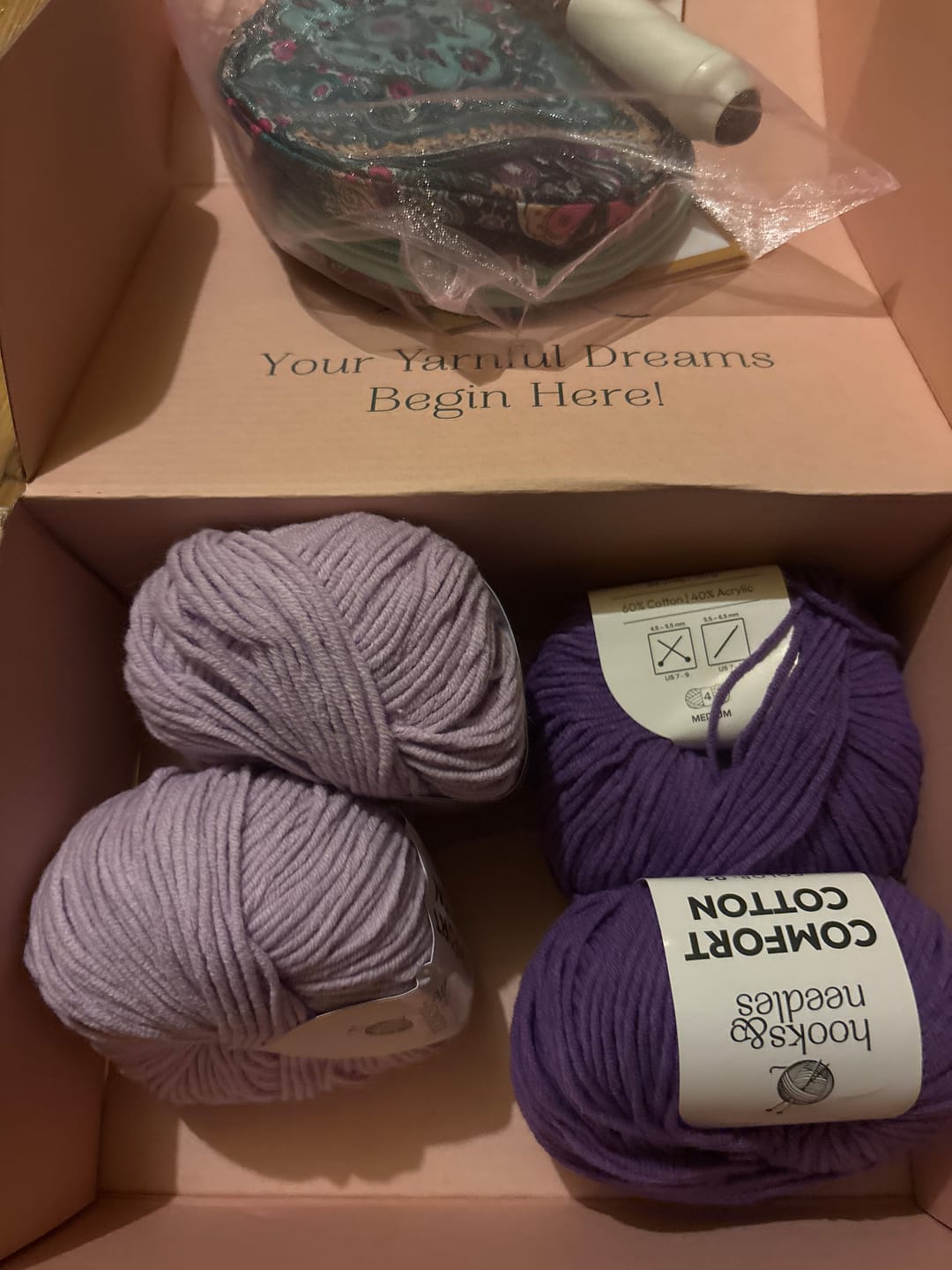 Customer photo review of Hooks & Needles Subscription Box