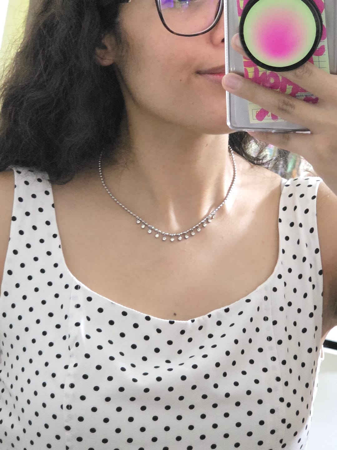 Customer photo review of Collar Amelie Plata