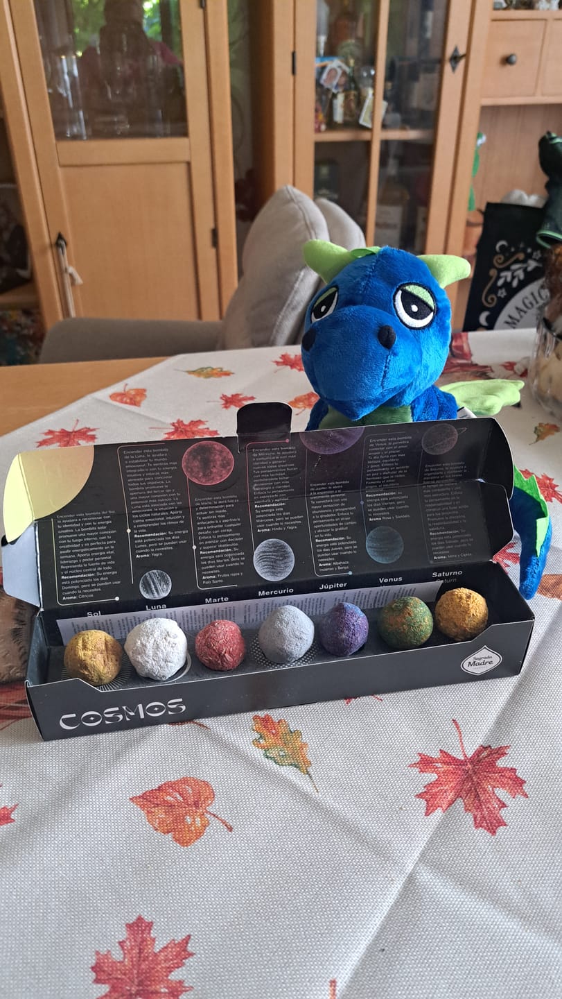 Customer photo review of Cosmos Räucherbomben Set mit 7 Planeten-Düften