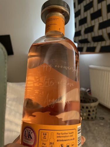 Customer photo review of Personalised Gin
