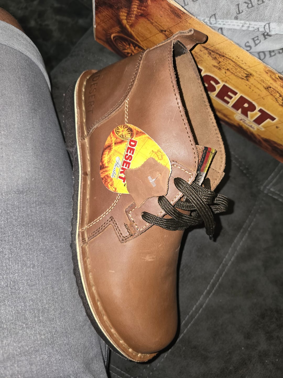 Customer photo review of NEBULA BLACK DESERT BOOT