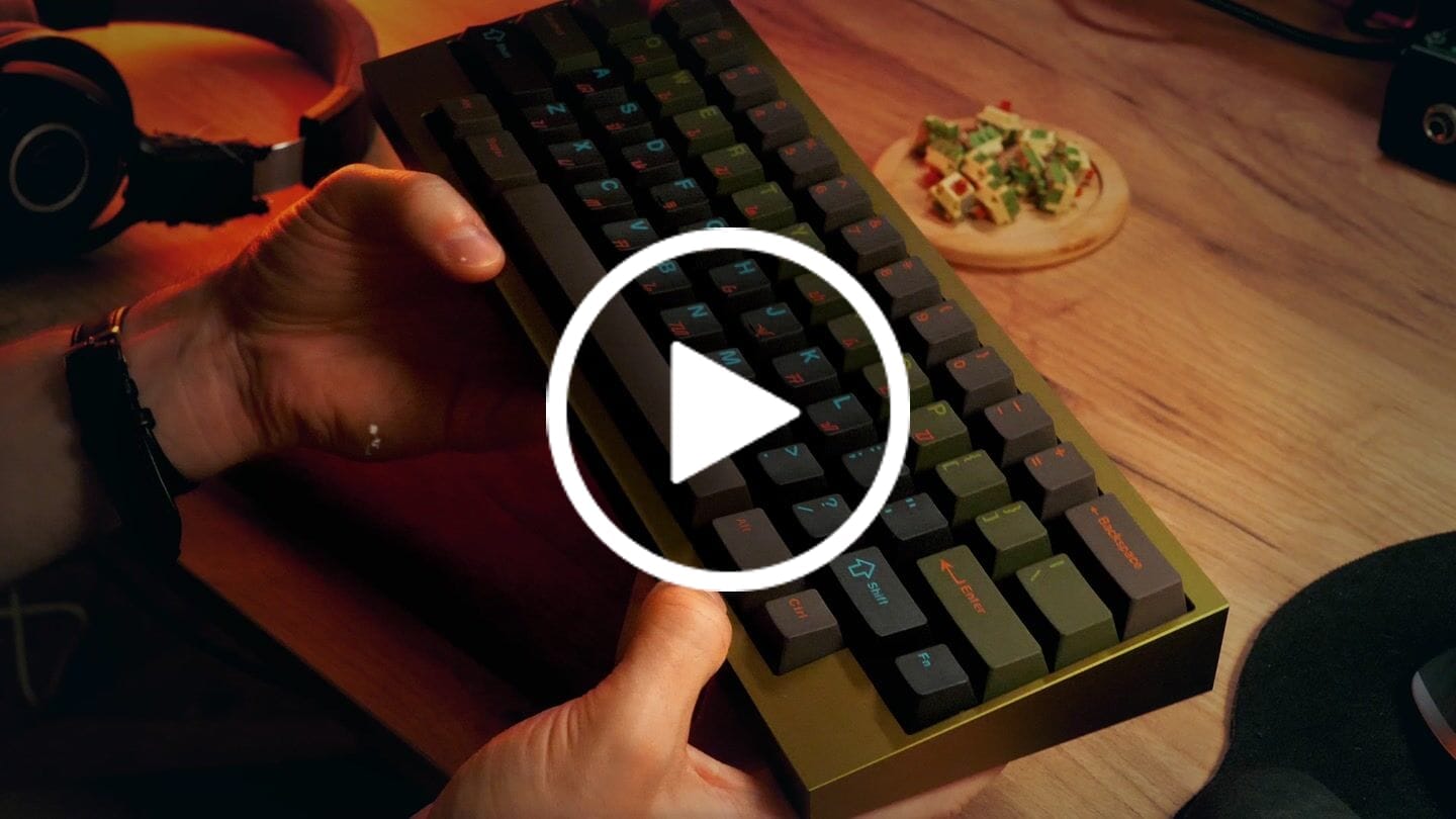 Customer video review of KEYKOBO Komodo ABS Double-Shot Keycap Set