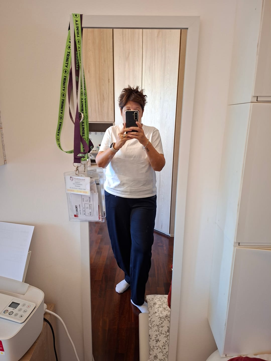 Customer photo review of PANTALONE KATE BLU