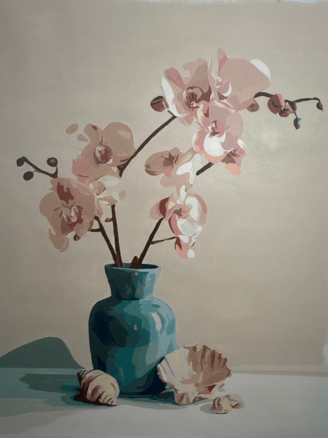Customer photo review of Floral Elegancy | Paint by Number