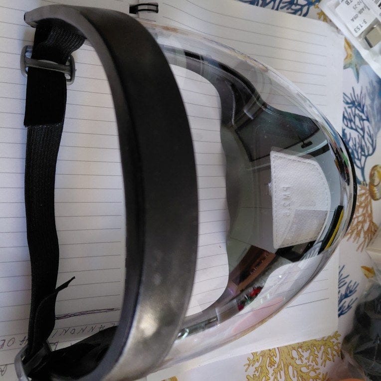 Customer photo review of Visière de protection intégrale anti-buée