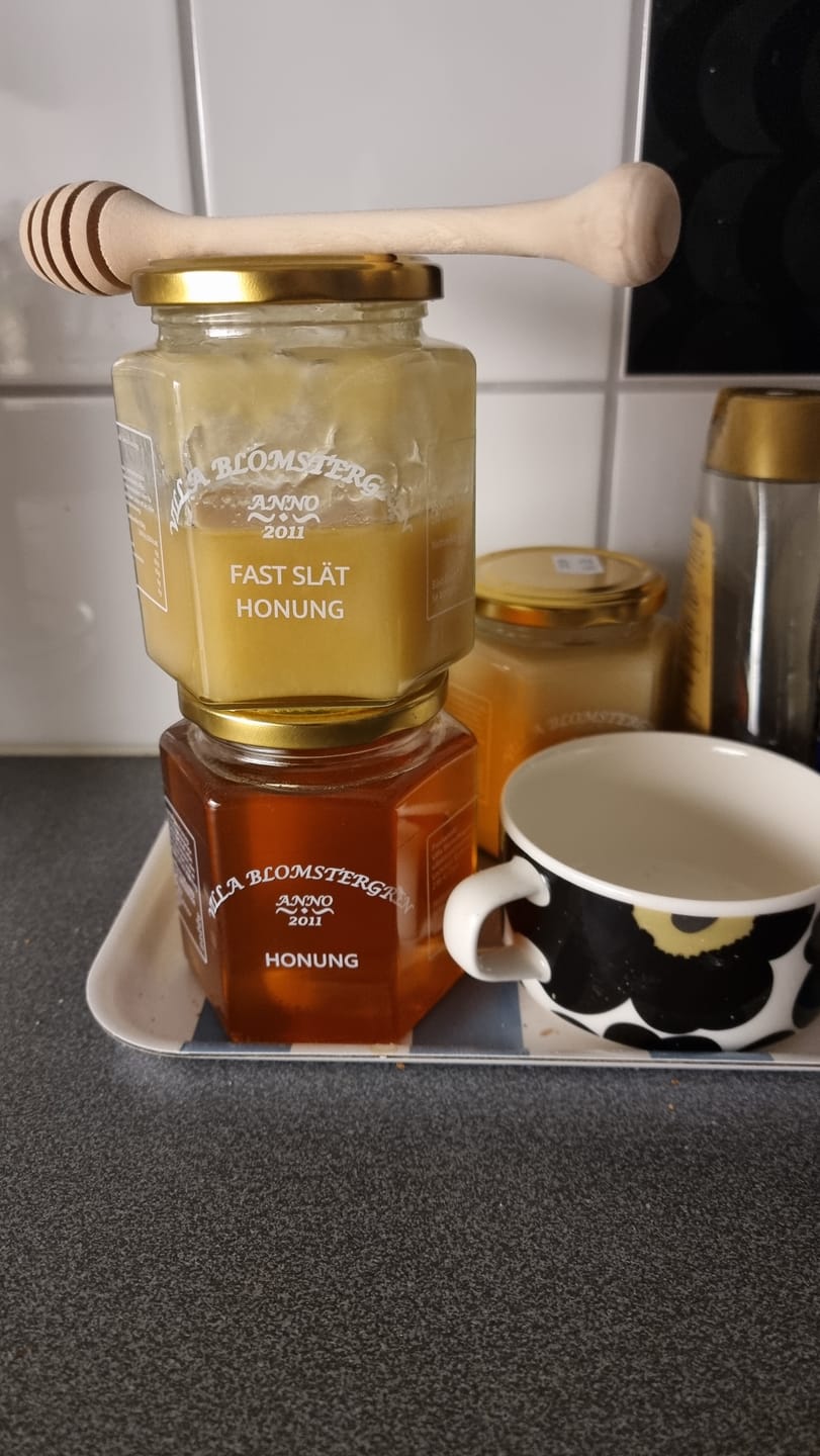 Customer photo review of Fast slät kallslungad Honung från våra Skånska blommor