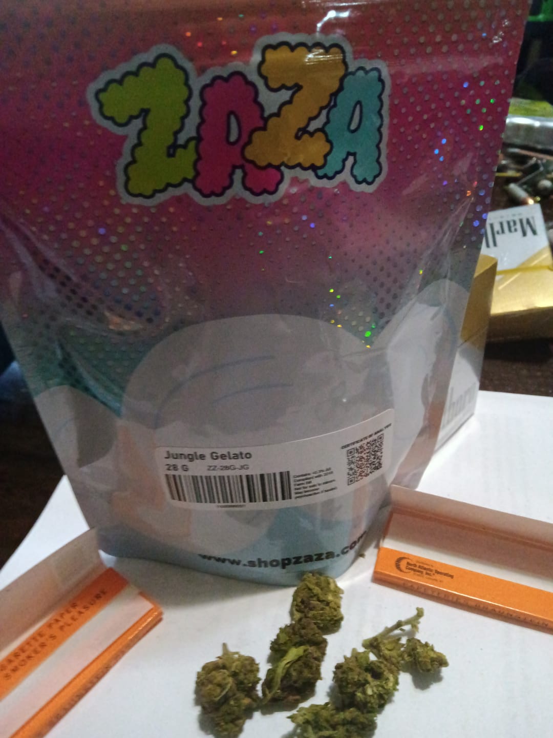 Customer photo review of Jungle Gelato - 28 Grams - Indica