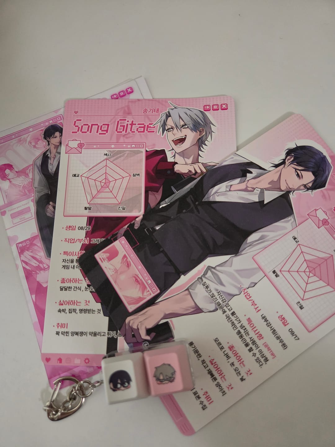 Customer photo review of Mr. Blue Pop-Up - Character Profile Set