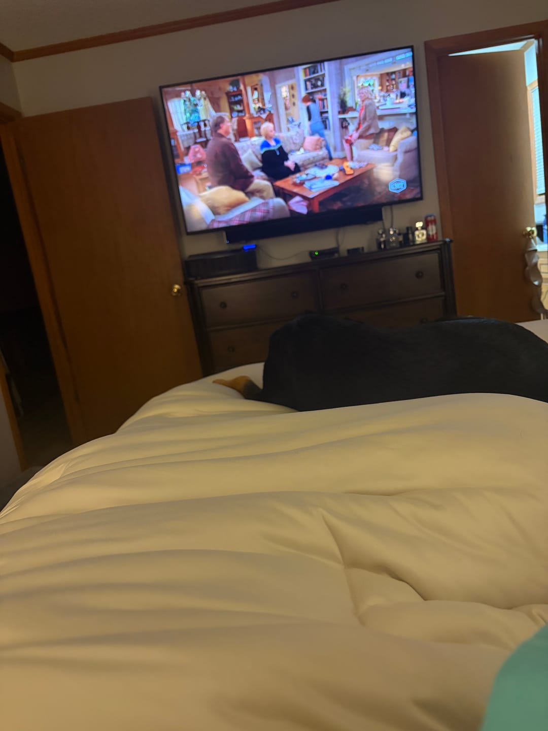 Customer photo review of MarshMellow Comforter