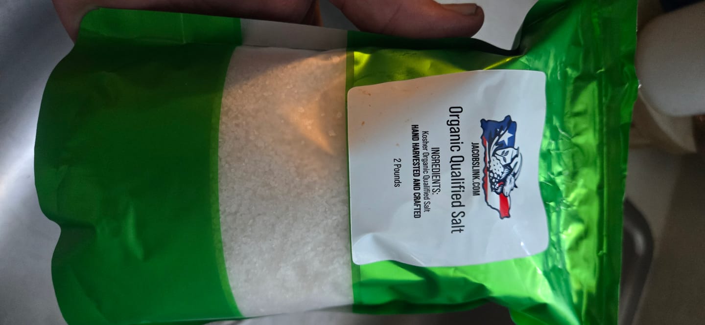 Customer photo review of Hand Harvested Kosher Mineral Salt