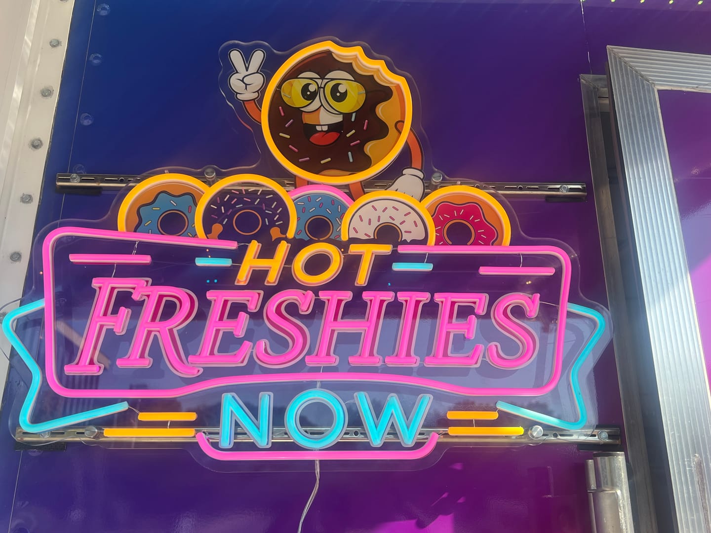 Customer photo review of HOT FRESHIES NOW | LED Neon Sign
