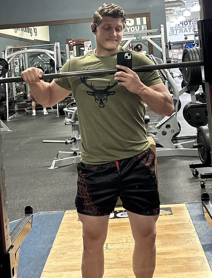 Customer photo review of Risen Performance Shorts