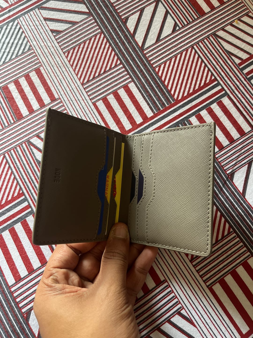 Customer photo review of SLEIGHT RFID BI-FOLD WALLET