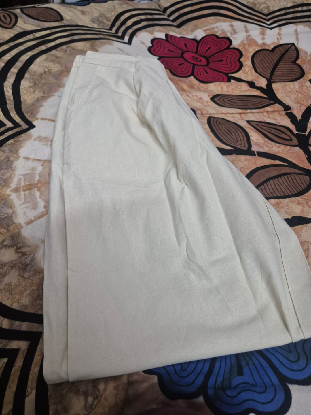 Customer photo review of Women Wine Cotton Pant