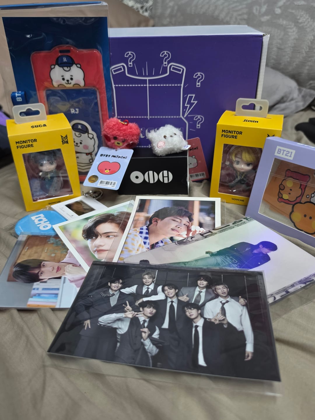 Customer photo review of BTS MYSTERY RANDOM BOX [RENEWAL VERSION]
