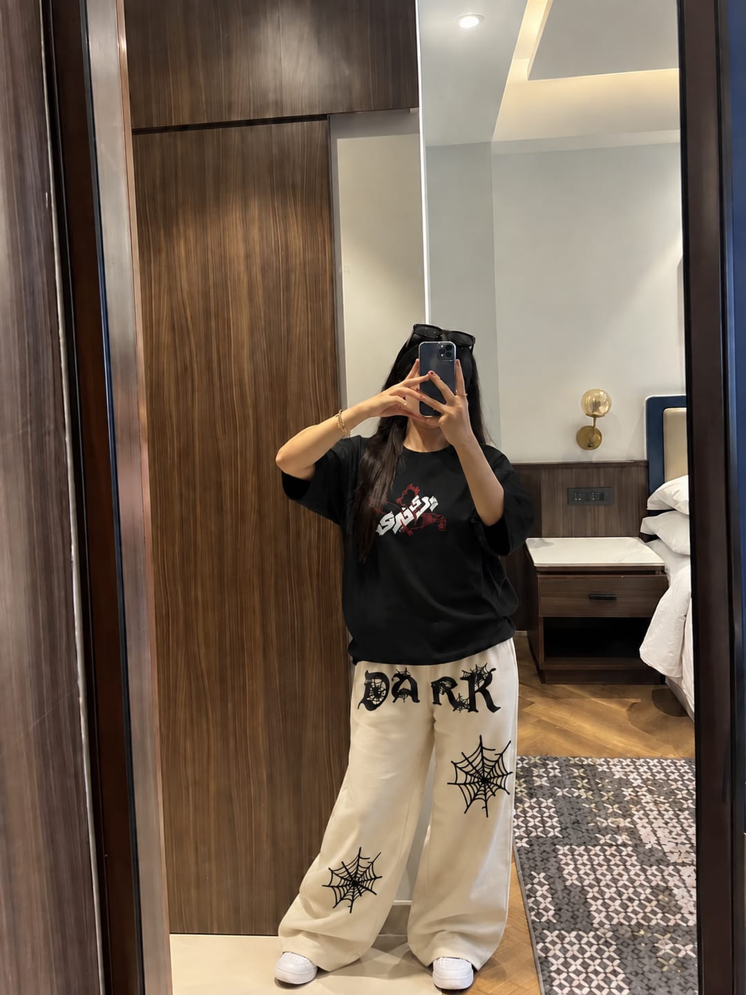 Customer photo review of Inferno Phoenix Oversized Tee | Couple Edition