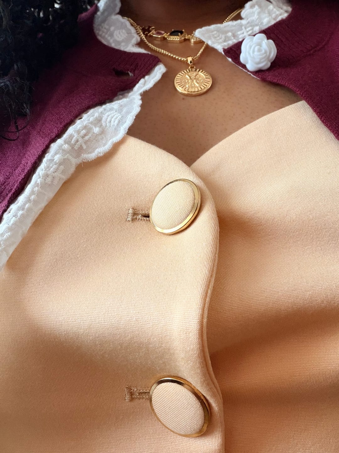 Customer photo review of Zodiac Necklace Gold