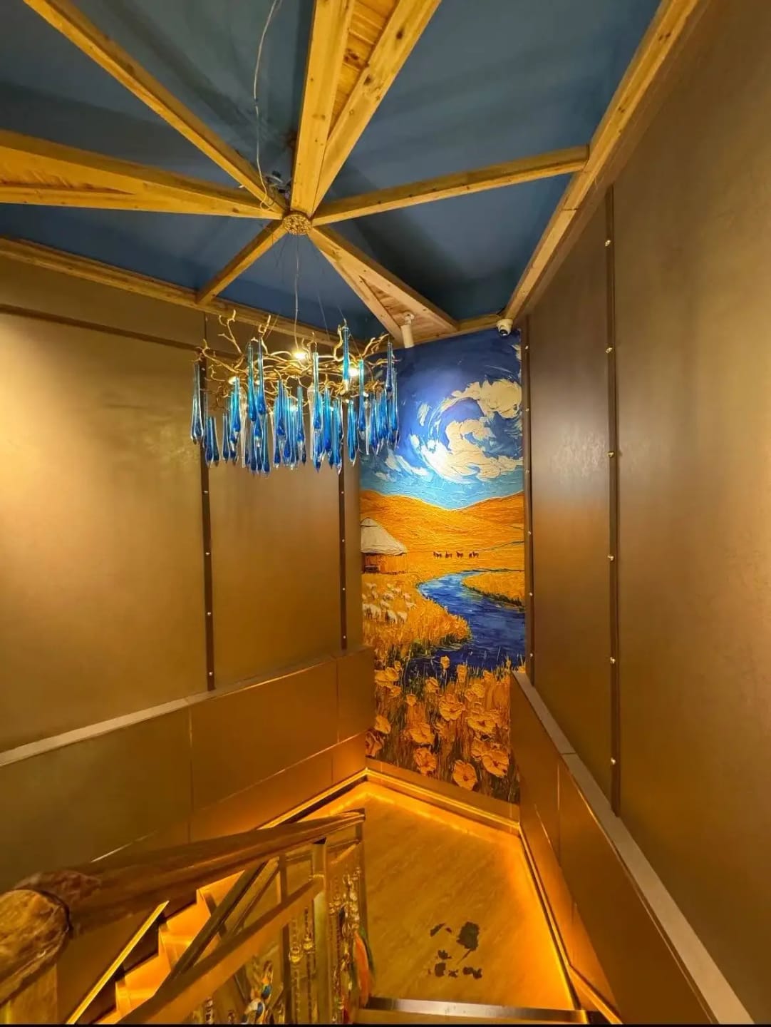 Customer photo review of Lyra Crystal Branch Chandelier