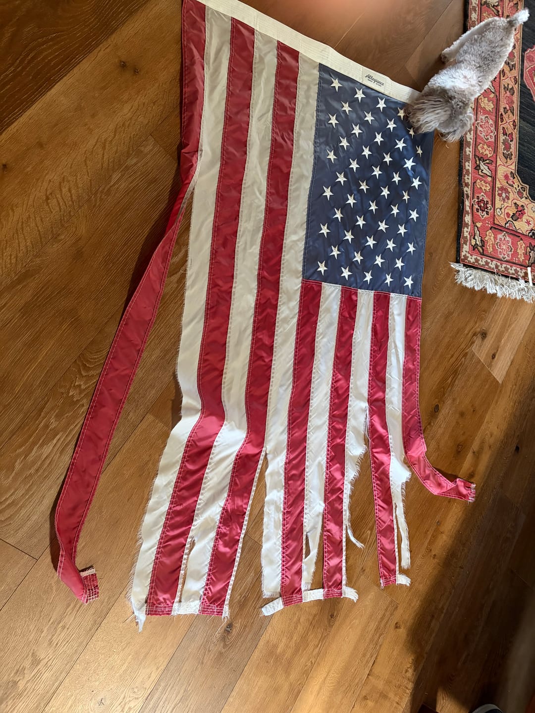 Customer photo review of 3' x 5' Bennington Flag