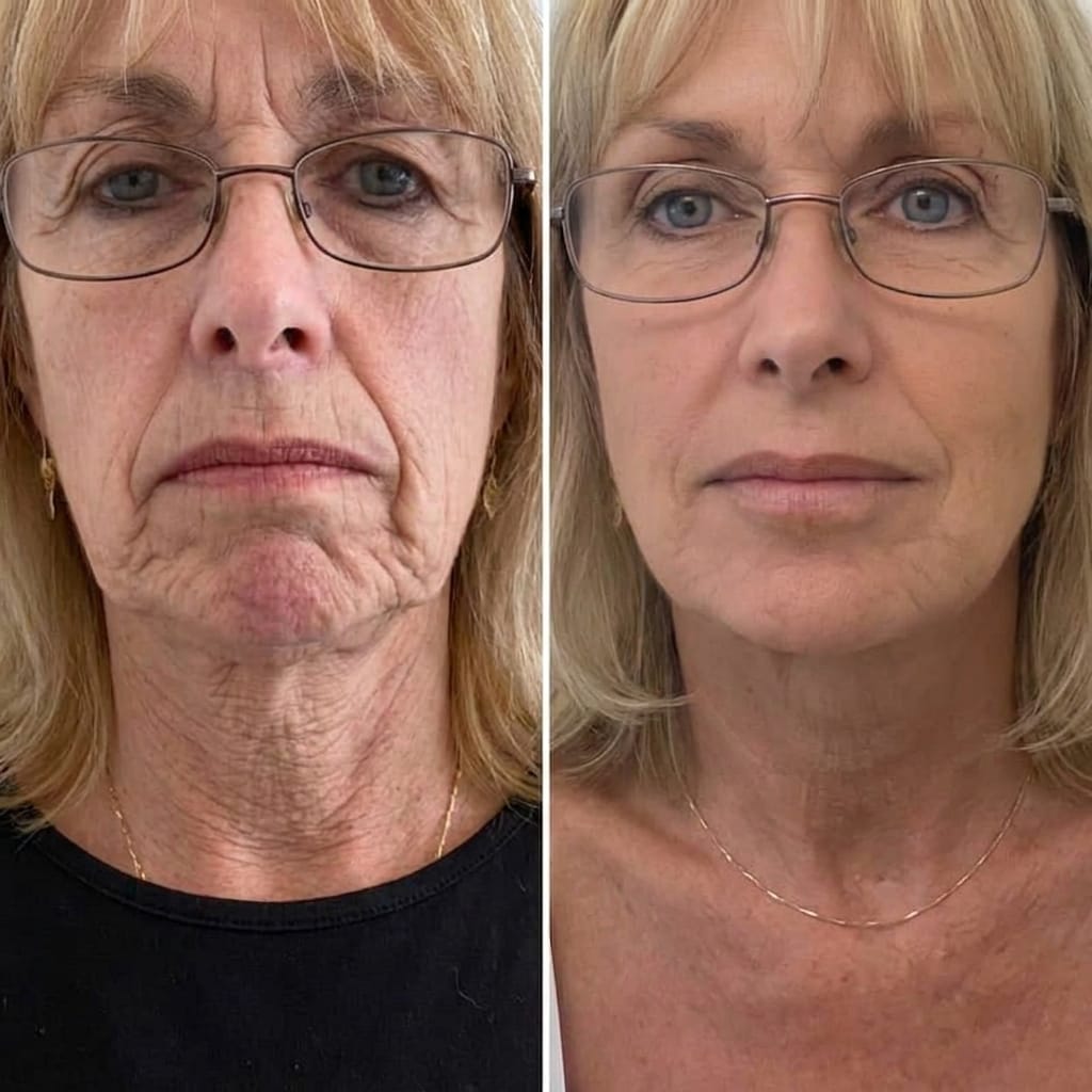 Customer photo review of 5-Minute Sculpting PDRN Cream